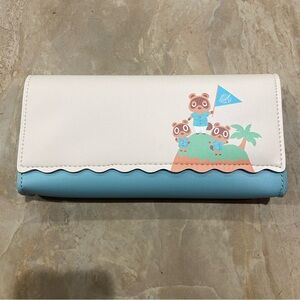 Animal Crossing White and Blue Print Nintendo switch case
